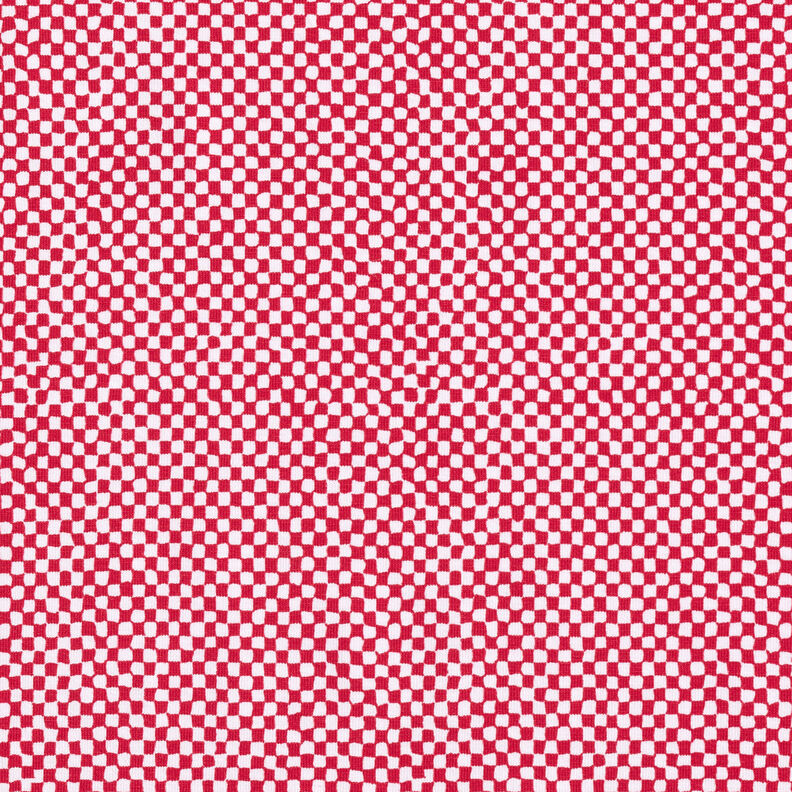 GOTS Jersey de algodão Xadrez Mini | TCC x LOOKS by Wolfgang Joop – vermelho/branco,  image number 1