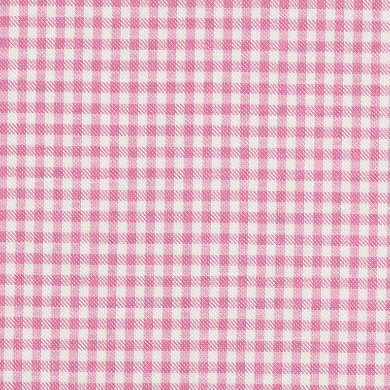 Mistura de lã Xadrez Vichy – marfim/rosa,  image number 1