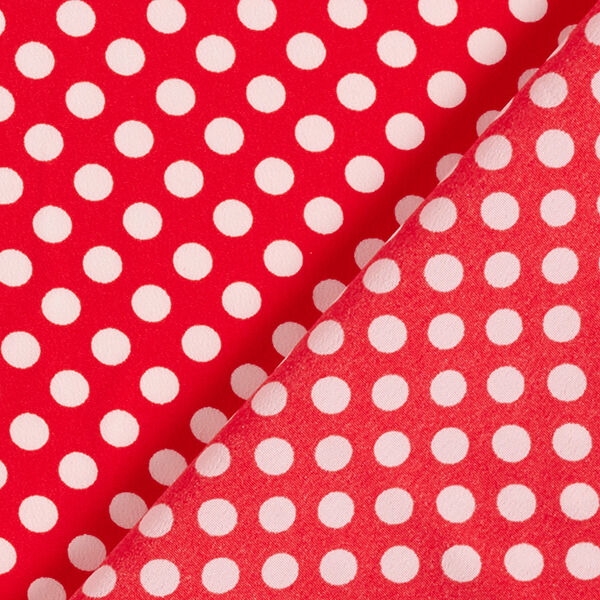 Tecido crepe Polka Dots [0,6 cm] – vermelho,  image number 4