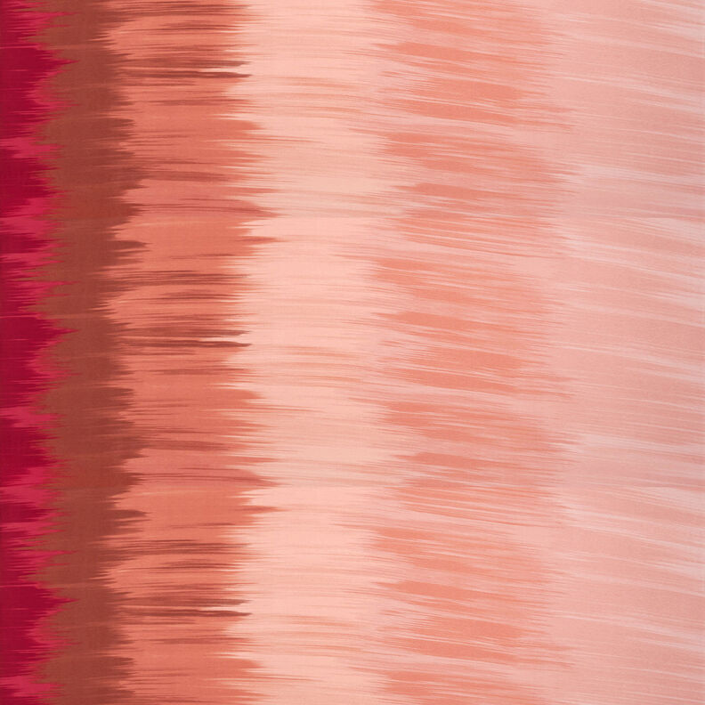 Jersey de viscose Gradação de cor Riscas na vertical – vermelho escuro/damasco,  image number 1