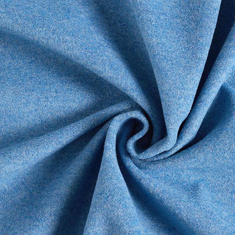 Tecido de lã impermeável Liso – azul brilhante,  image number 1