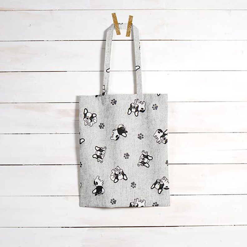 Tecido para decoração Lona Buldogue – cinzento,  image number 6