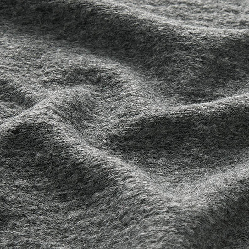 Malha para sobretudos Mistura de lã Melange – granito,  image number 2