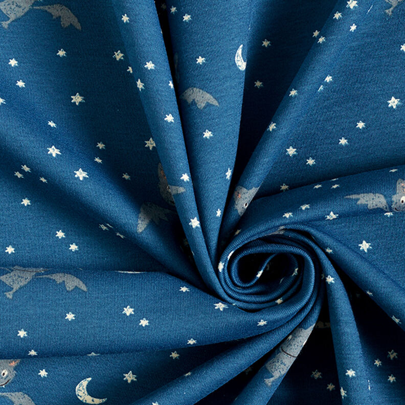 Jersey de algodão Morcego atrevido – azul ganga,  image number 3