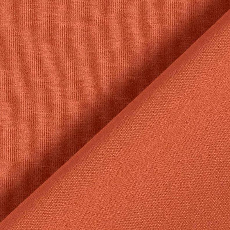 Jersey de algodão médio liso – terracota,  image number 5