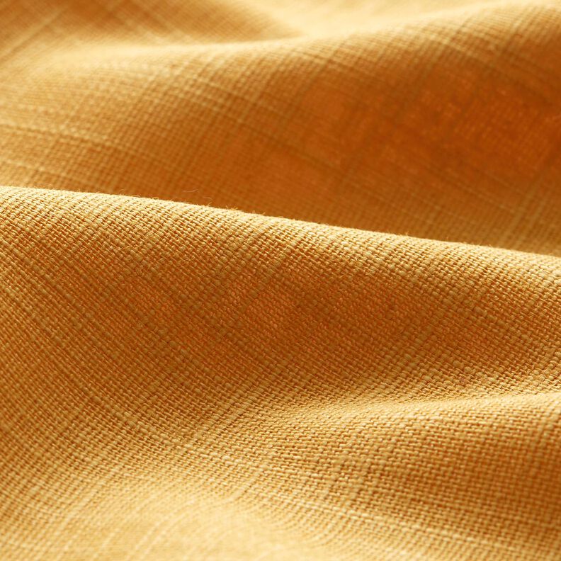 Tecido de linho Mistura de Rami Médio – amarelo-caril,  image number 2