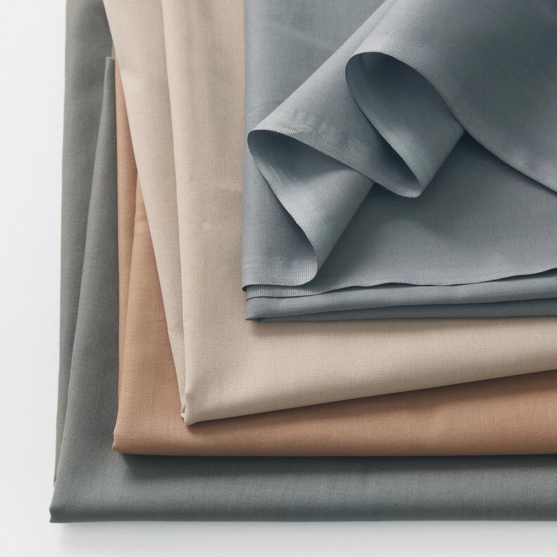 Tecido de algodão Cretone Liso – cinzento-pérola,  image number 4