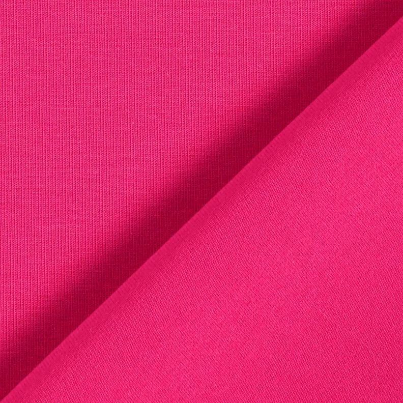 Jersey de algodão médio liso – rosa intenso,  image number 3
