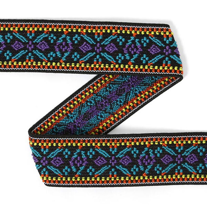 Color Elastic Flor - arroxeado/turquesa | Prym,  image number 1