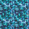 Softshell Triângulos coloridos Impressão Digital – azul-noite/turquesa,  thumbnail number 1