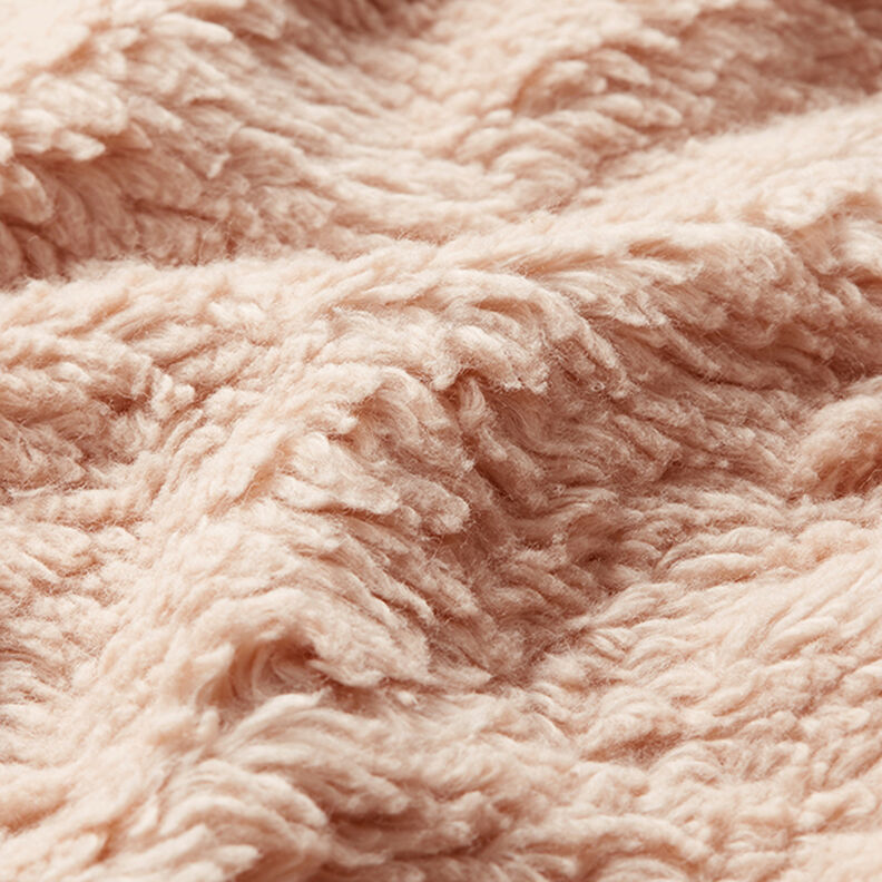 Sherpa de algodão lisa – beige,  image number 2