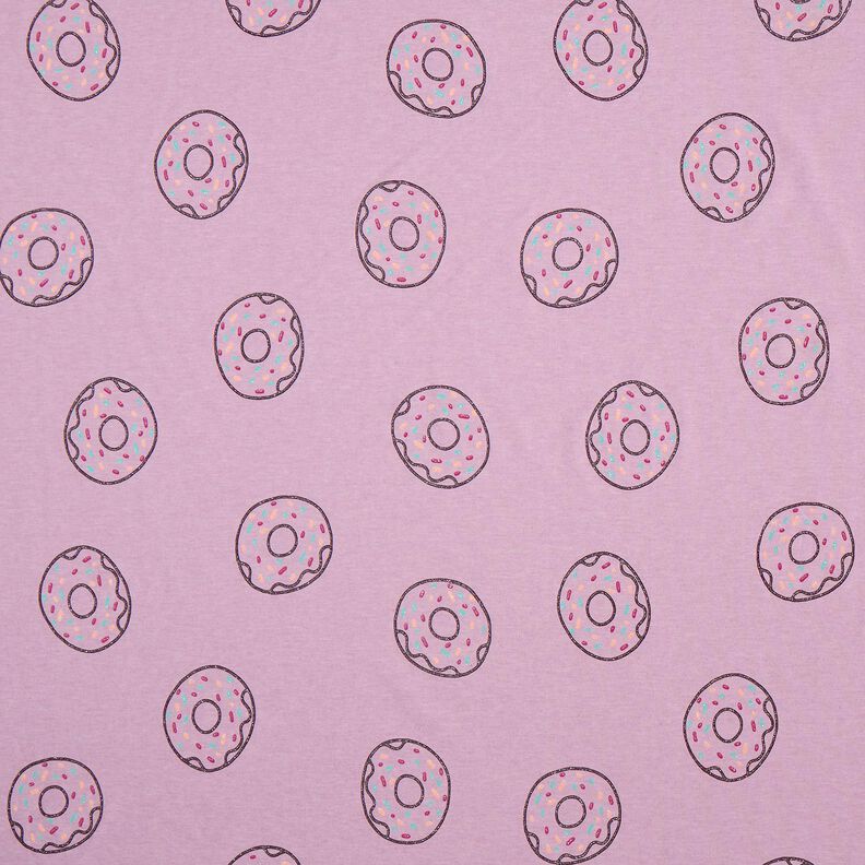 Jersey de algodão Donut Brilho | by Poppy – púrpura média,  image number 1