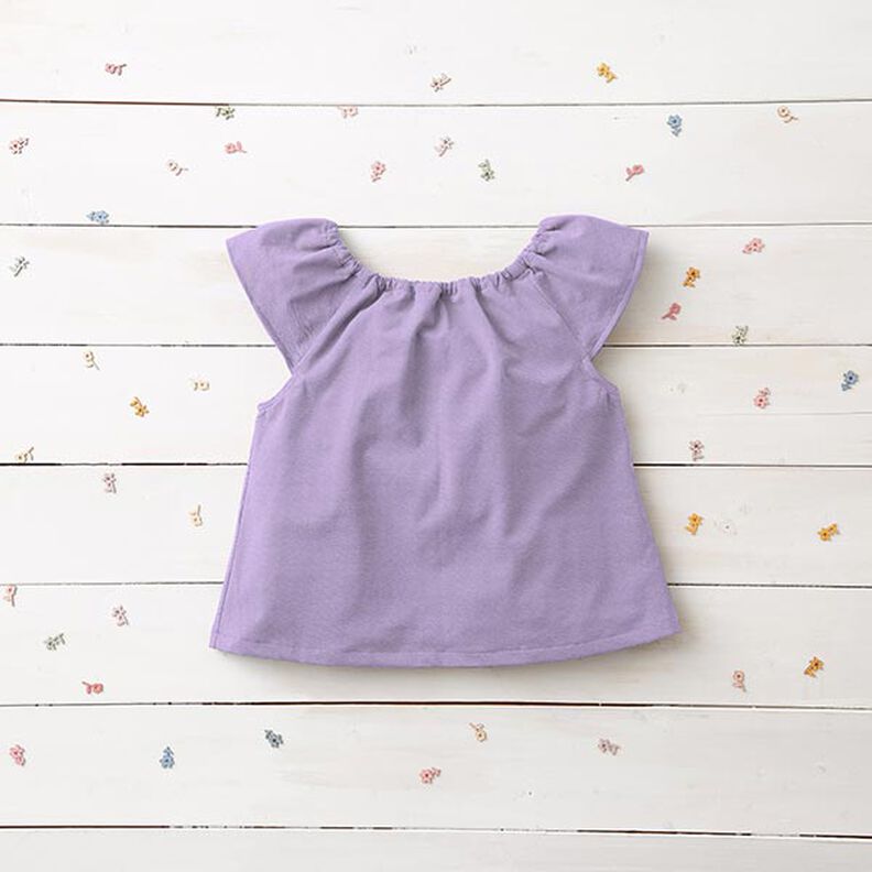 Jersey de algodão médio liso – lilás,  image number 7