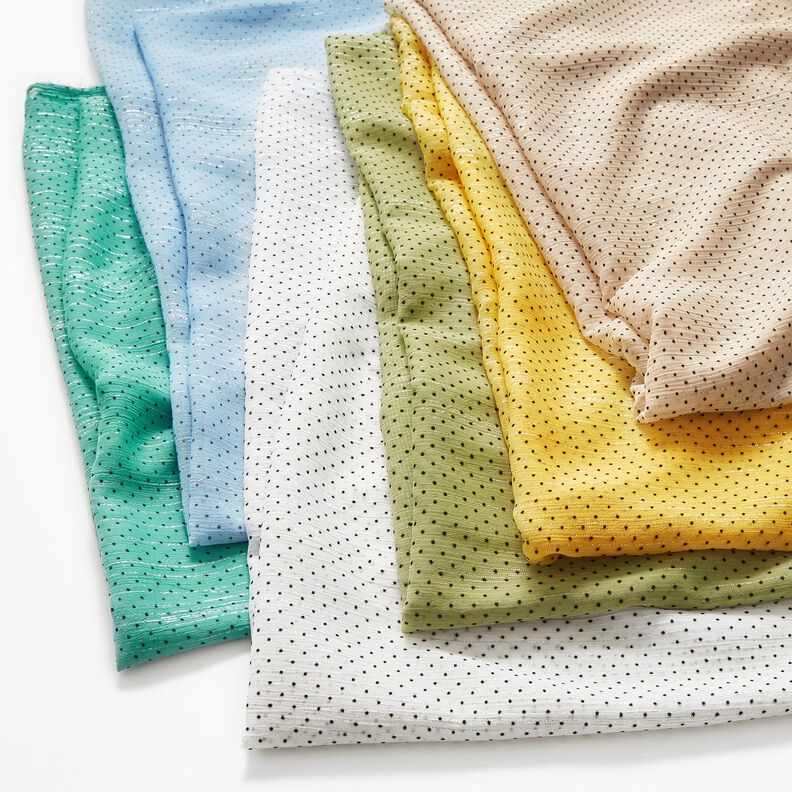 Chiffon Riscas brilho e Pintinhas – castanho-avermelhado,  image number 7