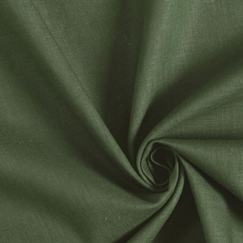 Tecido de linho Mistura de Rami Médio – verde pinheiro,  image number 1