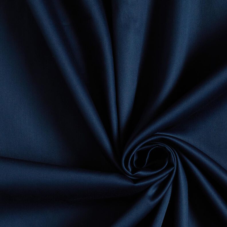 Cetim de algodão Liso – preto azulado,  image number 1