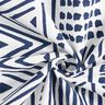 Tecido para decoração Lona Étnico – azul-marinho/branco,  thumbnail number 3