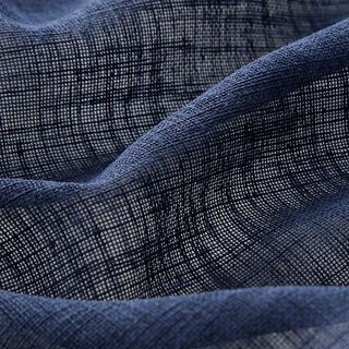 Tecido para cortinados Voile Ibiza 295 cm – azul-marinho, 