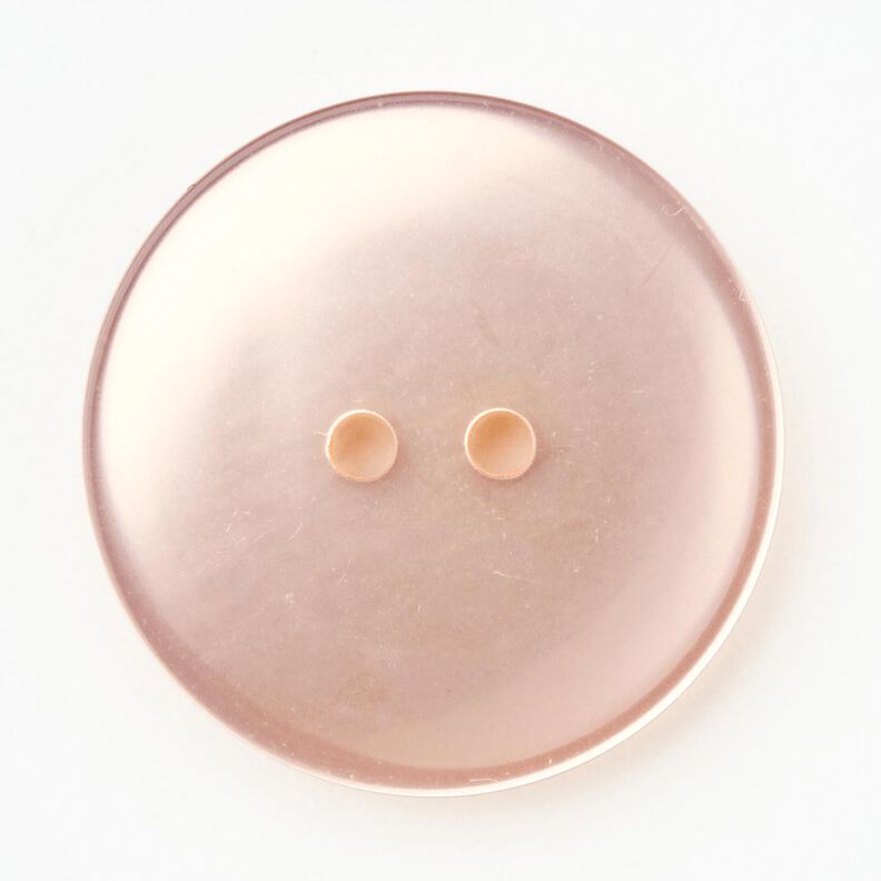 Botão de 2 furos brilhante [Ø 25 mm] – rosé,  image number 1