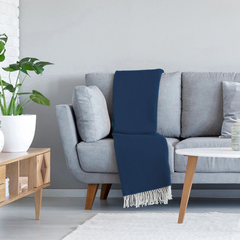 Tecido polar fofinho – azul-marinho,  image number 5