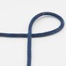 Cordão de algodão Lurex [Ø 5 mm] – azul ganga,  thumbnail number 1