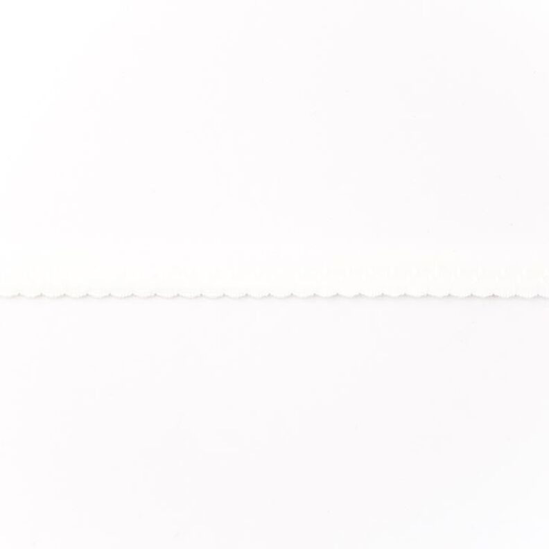 Fita de nastro elástica Renda [12 mm] – branco sujo,  image number 1