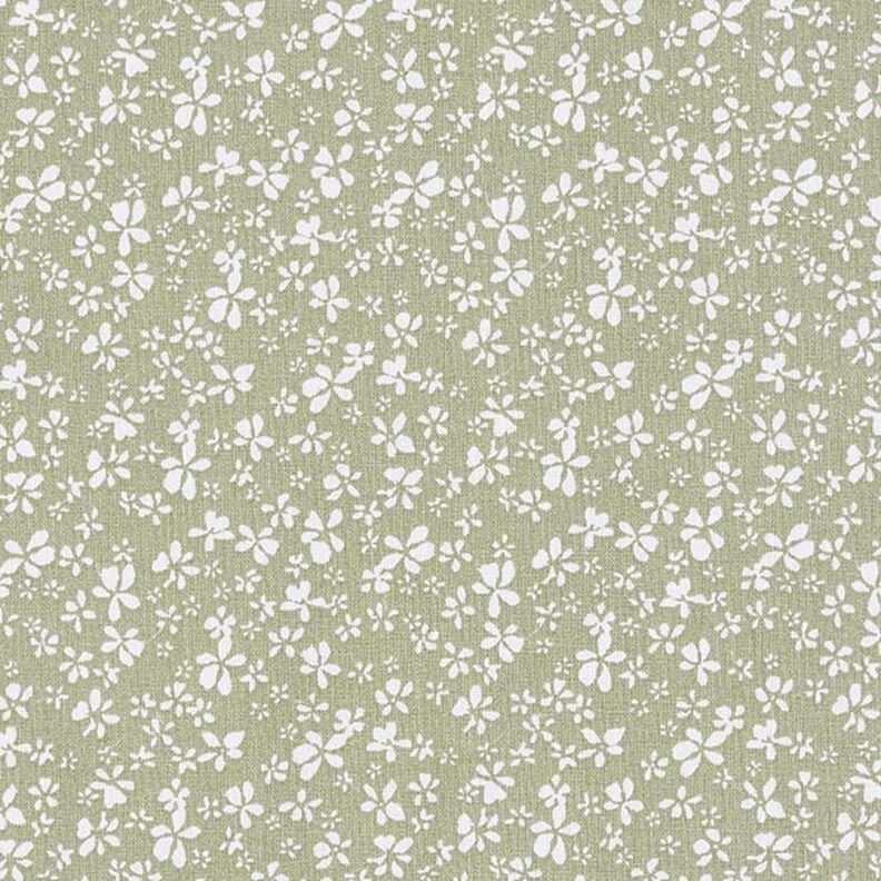 Tecido de algodão Cretone Florzinhas – caqui,  image number 1