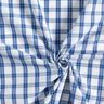 Tecido de algodão Xadrez Camisa – branco/azul,  thumbnail number 3