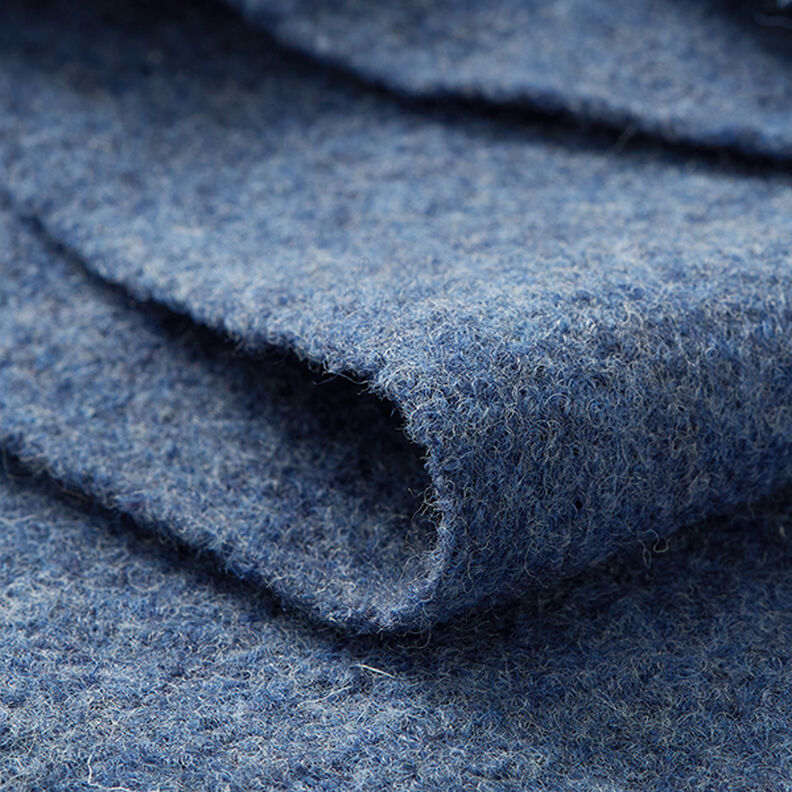 Lã grossa pisoada Melange – azul ganga,  image number 4