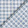 Tecido de algodão Textura xadrez – branco/azul claro,  thumbnail number 5