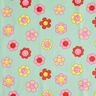 Algodão revestido Flores alegres | Poppy Fabrics – menta/amarelo-limão,  thumbnail number 1