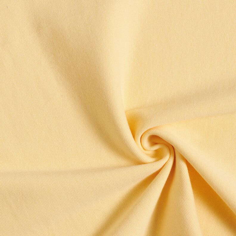 Tecido para bordas liso – amarelo-baunilha,  image number 1
