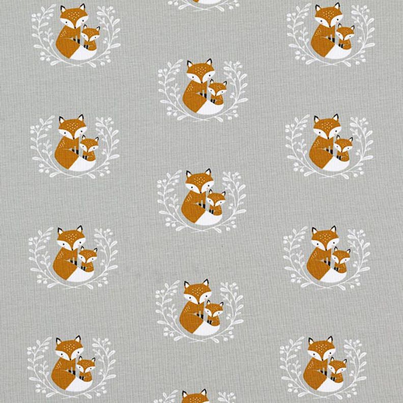 Jersey de algodão Raposa grande e raposa pequena – cinzento-prateado,  image number 1