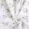 GOTS Popelina de algodão Elefantes bebés – branco,  thumbnail number 3