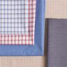 Tecido para camisas Xadrez fino – bege/azul-marinho,  thumbnail number 5