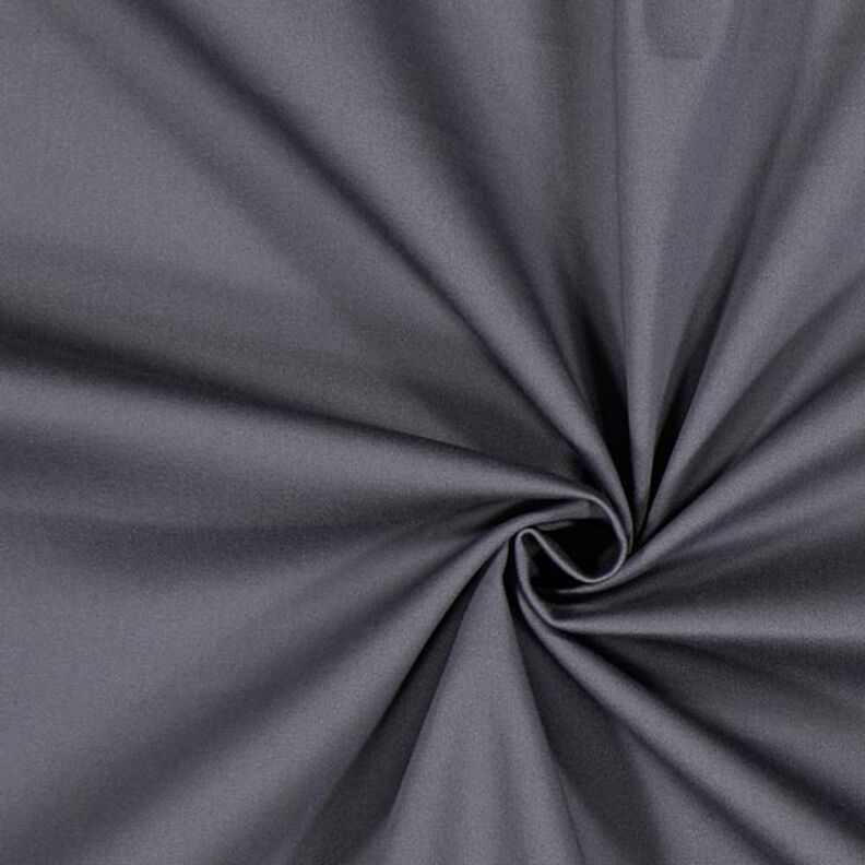 Cetim de algodão Stretch – cinzento escuro,  image number 1