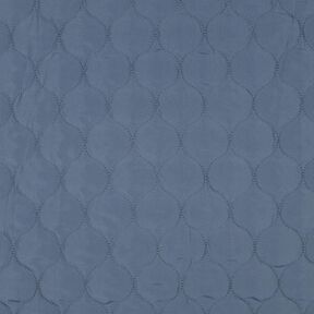 Tecido acolchoado Padrão circular | Poppy Fabrics – azul ganga, 