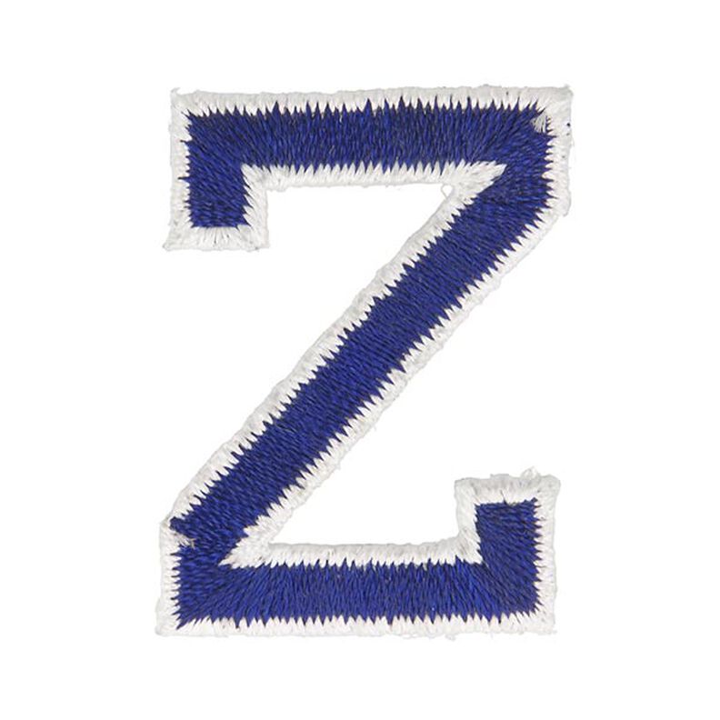 Aplicação Letra Z [ Altura: 4,6 cm ] – azul-marinho,  image number 1
