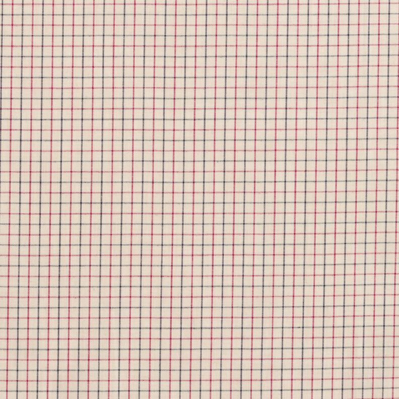 Tecido para camisas Xadrez fino – bege/azul-marinho,  image number 1