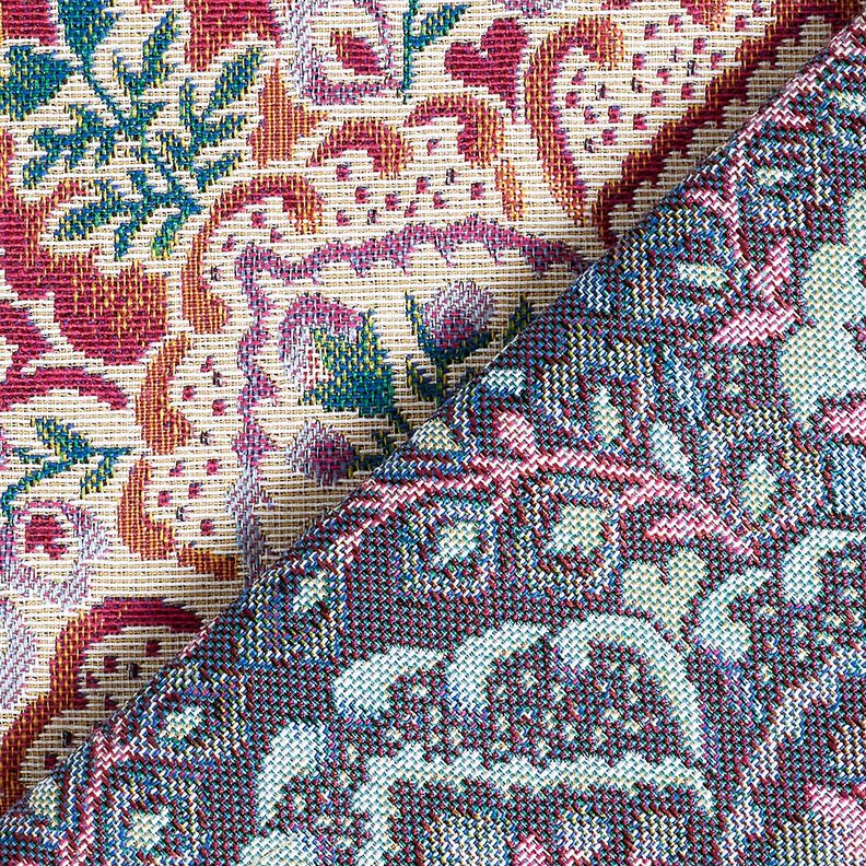 Painel decorativo Gobelina Mandala grande – púrpura média/bege claro,  image number 4