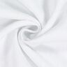 Tecido de mistura de rami lavado a pedra, qualidade pesada – branco,  thumbnail number 2