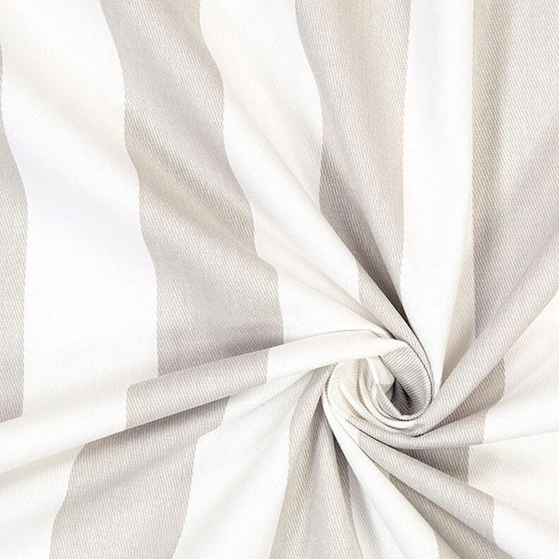 Sarja de algodão Riscas 1 – cinzento claro/branco,  image number 2
