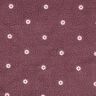 Tecido de pelúcia Teddy Pequenas flores bordadas | Poppy Fabrics – rosa-velho escuro,  thumbnail number 1