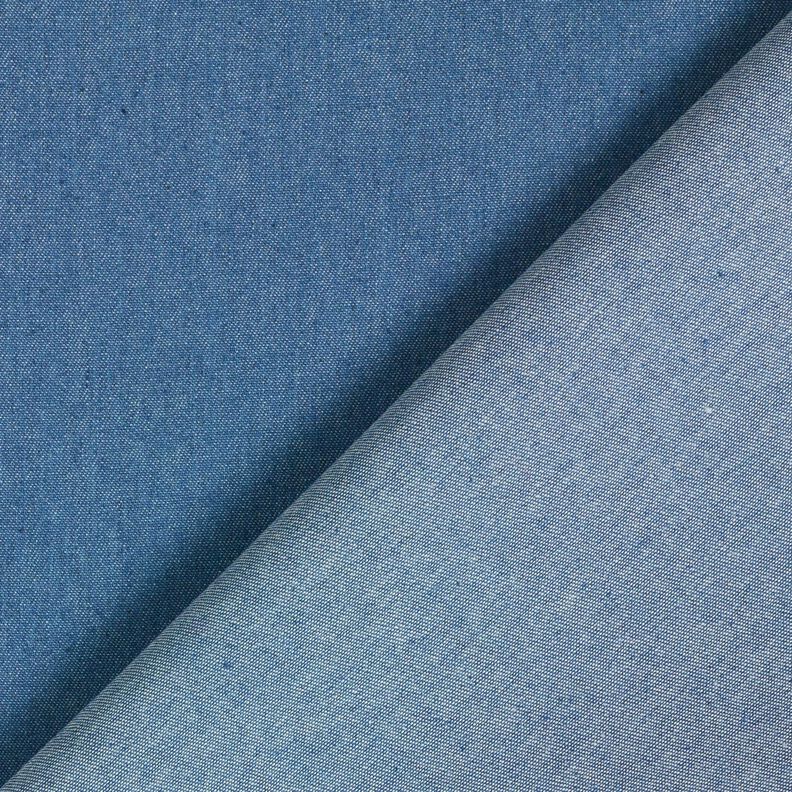 Denim de algodão, médio – azul,  image number 3