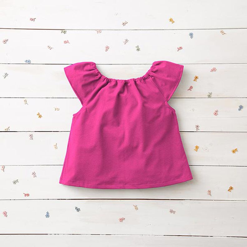 Jersey de algodão médio liso – rosa intenso,  image number 7