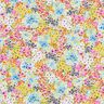 Tecido de algodão Popelina Flores coloridas – lavanda/azul,  thumbnail number 1
