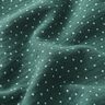 Musselina/ Tecido plissado duplo Pintinhas – verde escuro/branco,  thumbnail number 2