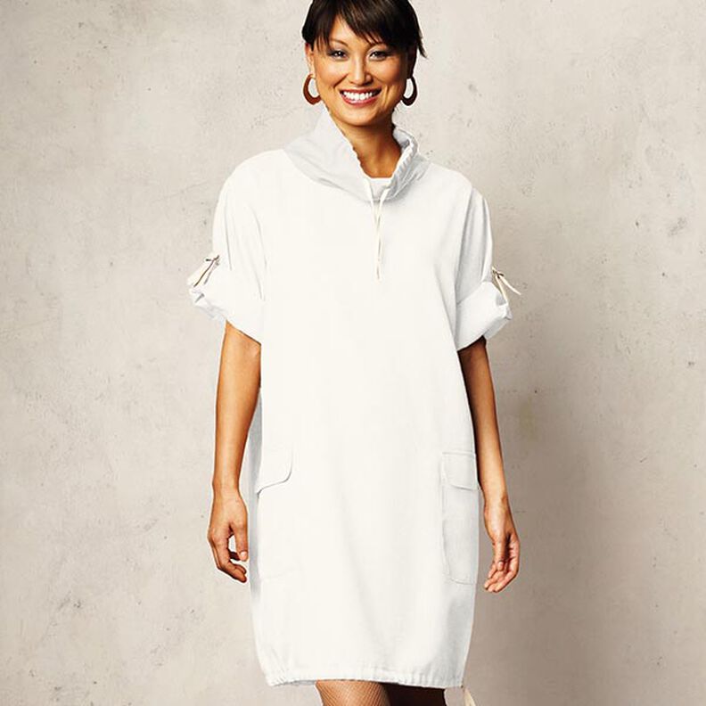 Tecido polar de algodão Liso – marfim,  image number 7