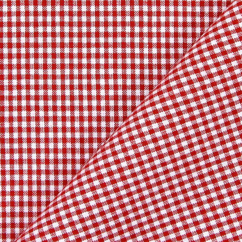 Tecido de algodão Xadrez Vichy 0,2 cm – vermelho/branco,  image number 3