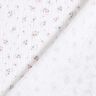 Musselina/ Tecido plissado duplo Flores românticas – branco,  thumbnail number 4